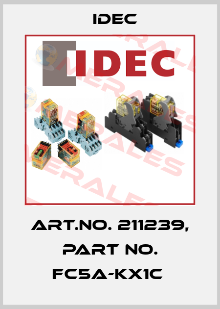 Art.No. 211239, Part No. FC5A-KX1C  Idec