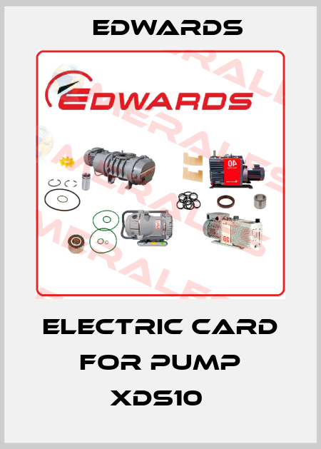 ELECTRIC CARD FOR PUMP XDS10  Edwards