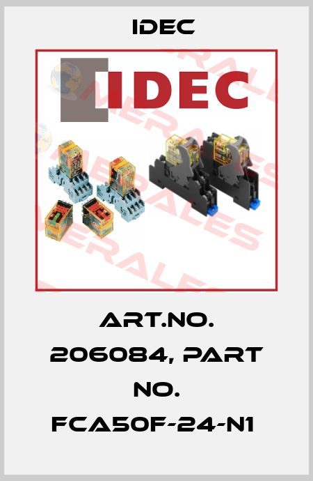 Art.No. 206084, Part No. FCA50F-24-N1  Idec