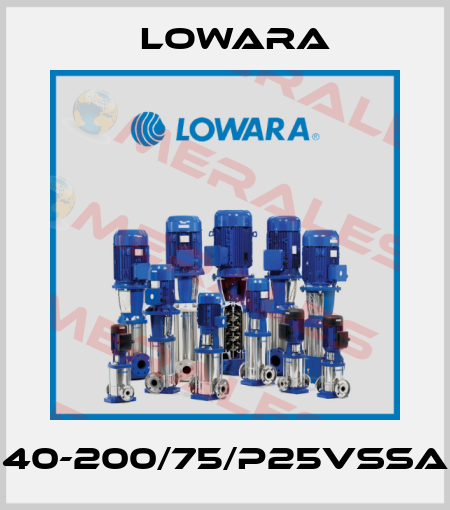 40-200/75/P25VSSA Lowara