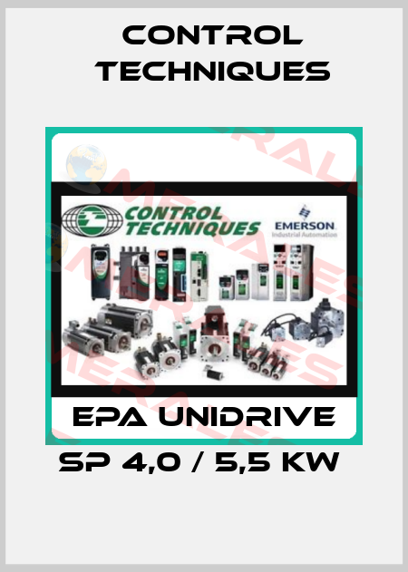EPA UNIDRIVE SP 4,0 / 5,5 KW  Control Techniques