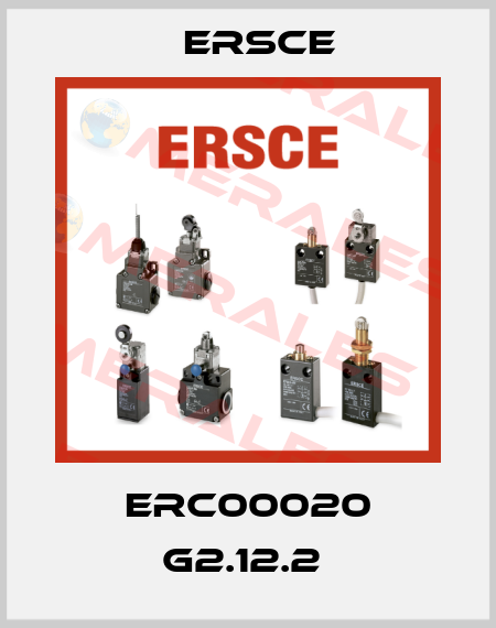 ERC00020 G2.12.2  Ersce