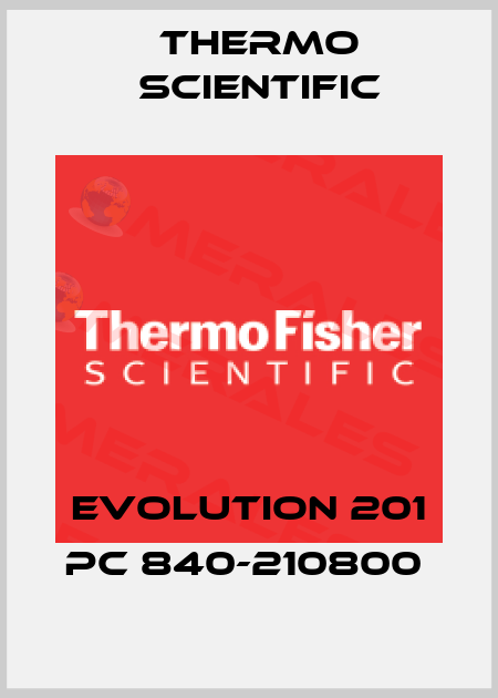 EVOLUTION 201 PC 840-210800  Thermo Scientific