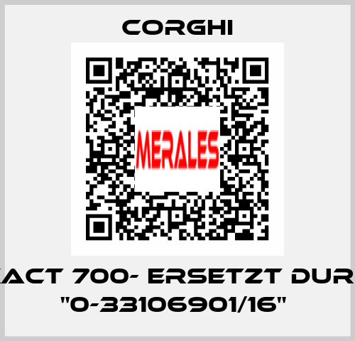 EXACT 700- Ersetzt durch "0-33106901/16"  Corghi
