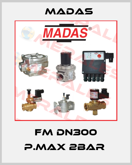FM DN300 P.MAX 2BAR  Madas