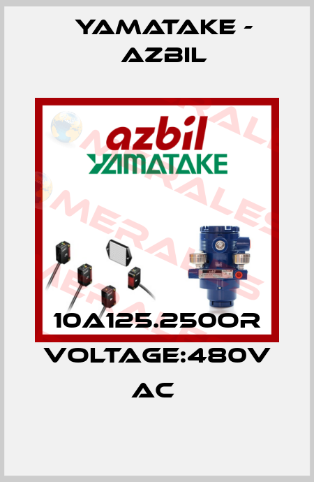 10A125.250OR VOLTAGE:480V AC  Yamatake - Azbil