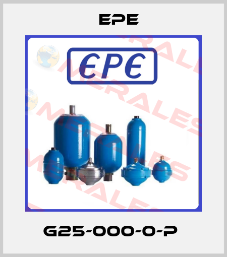 G25-000-0-P  Epe