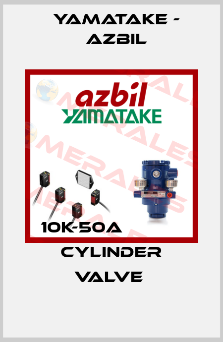 10K-50A            CYLINDER VALVE  Yamatake - Azbil