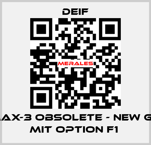 GEPIMAX-3 OBSOLETE - NEW GPU - 3 MIT OPTION F1  Deif
