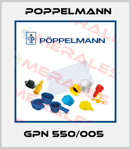 GPN 550/005  Poppelmann