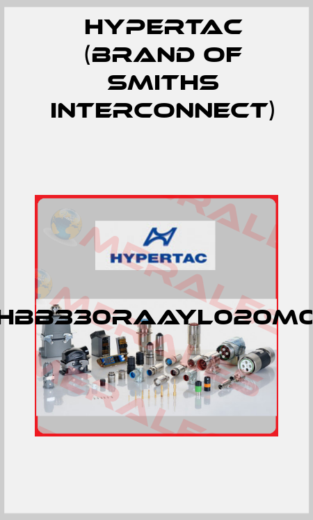 HBB330RAAYL020M0  Hypertac (brand of Smiths Interconnect)