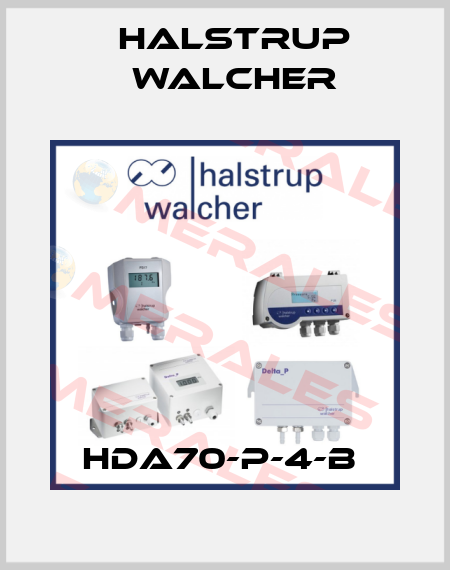 HDA70-P-4-B  Halstrup Walcher