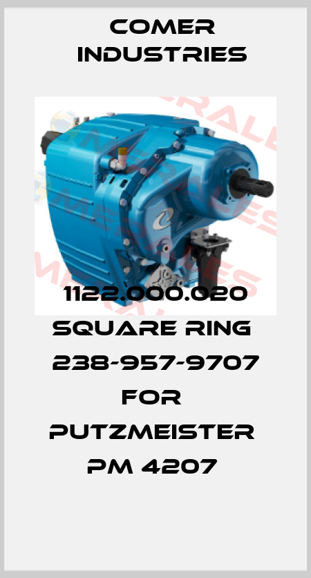 1122.000.020 SQUARE RING  238-957-9707 FOR  PUTZMEISTER  PM 4207  Comer Industries