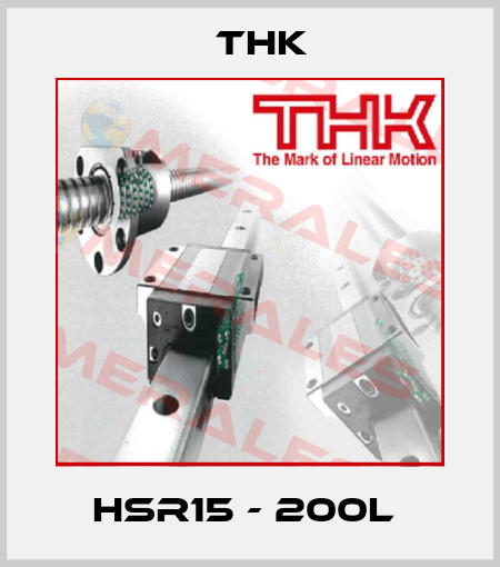 HSR15 - 200L  THK