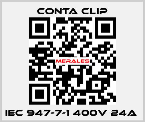 IEC 947-7-1 400V 24A  Conta Clip