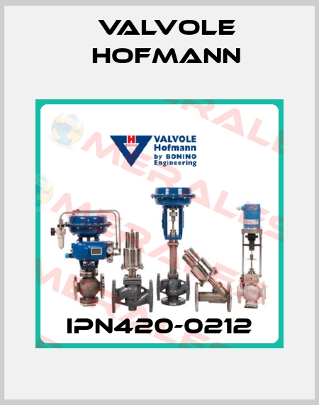 IPN420-0212 Valvole Hofmann