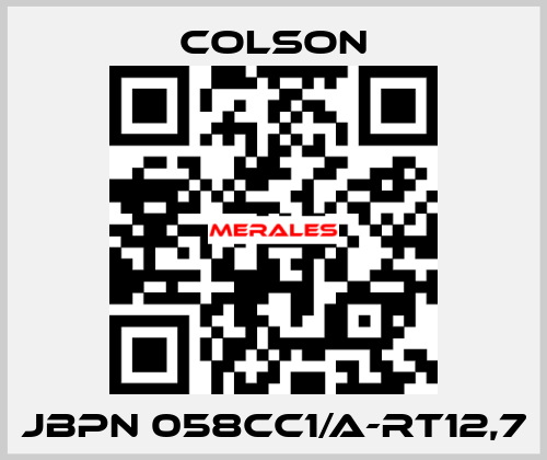 JBPN 058CC1/A-RT12,7 Colson