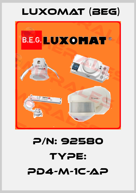 P/N: 92580 Type: PD4-M-1C-AP LUXOMAT (BEG)