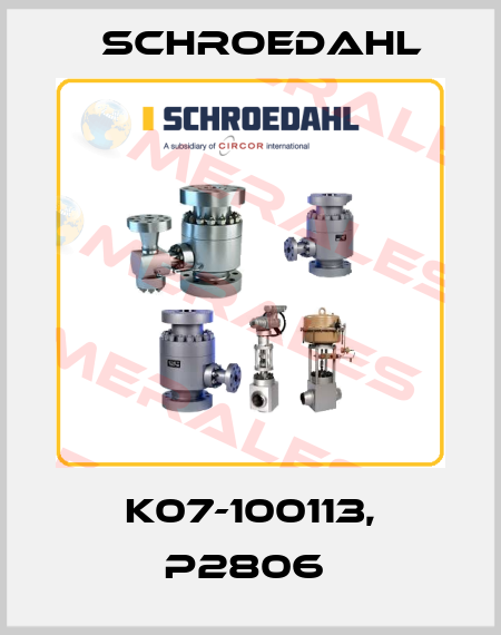 K07-100113, P2806  Schroedahl