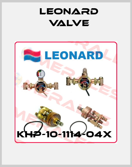 KHP-10-1114-04X  LEONARD VALVE