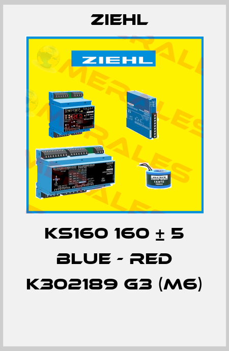 KS160 160 ± 5 BLUE - RED K302189 G3 (M6)  Ziehl