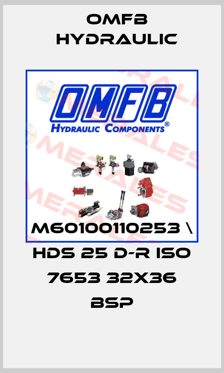 M60100110253 \ HDS 25 D-R ISO 7653 32X36 BSP OMFB Hydraulic