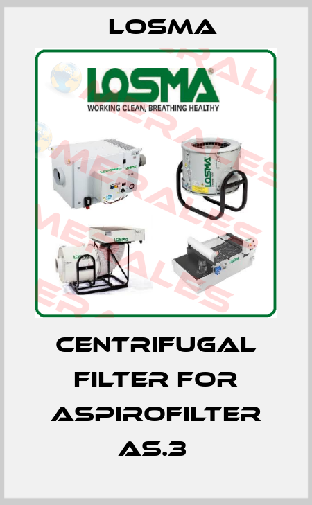 Centrifugal filter for Aspirofilter AS.3  Losma