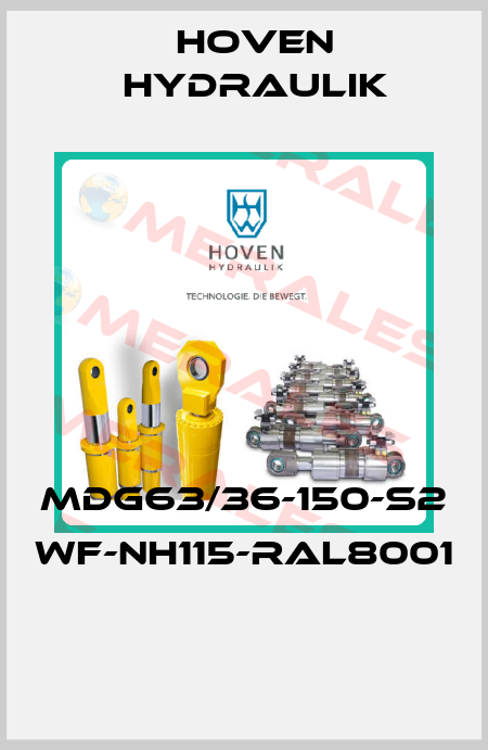 MDG63/36-150-S2 WF-NH115-RAL8001  Hoven Hydraulik