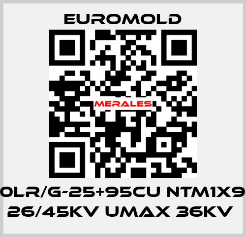 M400LR/G-25+95CU NTM1X95/25 26/45KV Umax 36KV  EUROMOLD