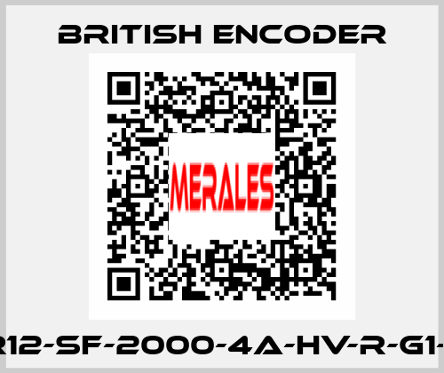 260/2-R12-SF-2000-4A-HV-R-G1-HT-IP50 British Encoder