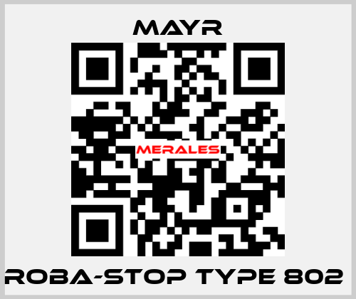 ROBA-stop Type 802  Mayr