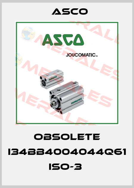 Obsolete I34BB4004044Q61  ISO-3  Asco