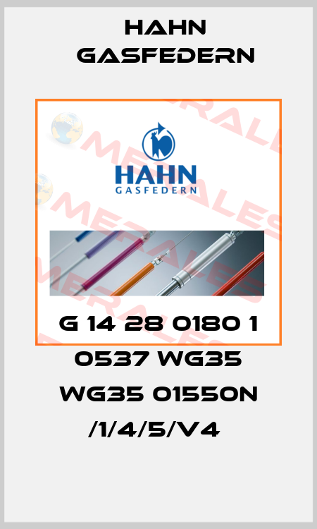 G 14 28 0180 1 0537 WG35 WG35 01550N /1/4/5/V4  Hahn Gasfedern
