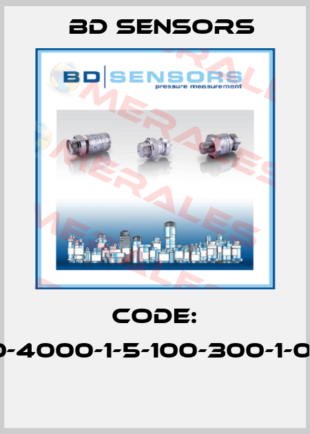 Code: 100-4000-1-5-100-300-1-000  Bd Sensors