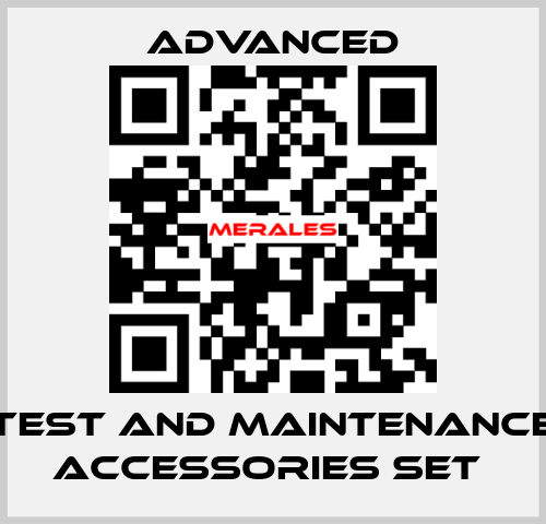 Test and Maintenance Accessories Set  Advanced