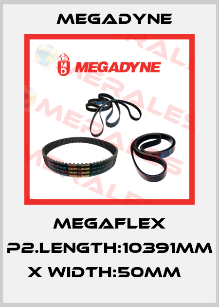 megaflex P2.length:10391mm x width:50mm   Megadyne