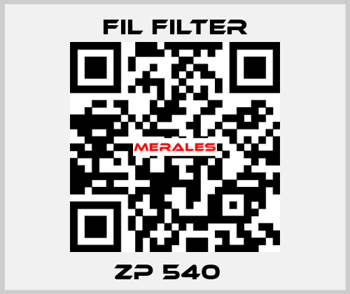 ZP 540   Fil Filter