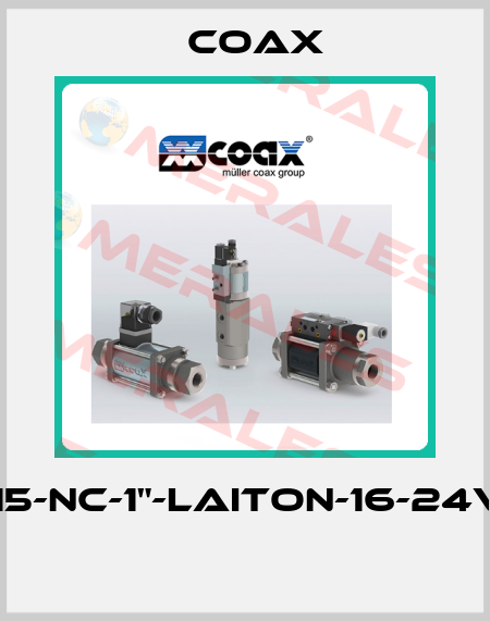 MK15-NC-1"-LAITON-16-24VCC  Coax