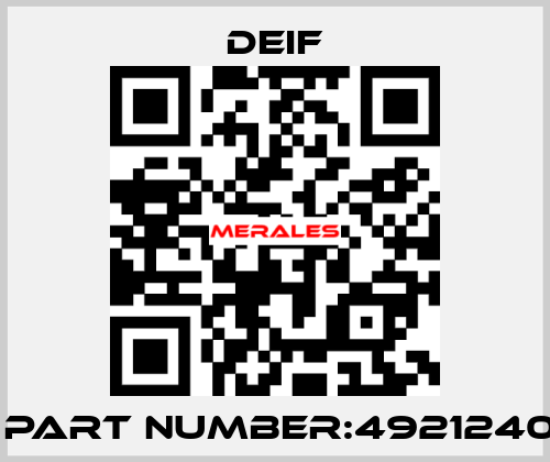 CM-1 part number:4921240050  Deif