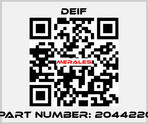 CM-1 part number: 2044220090  Deif