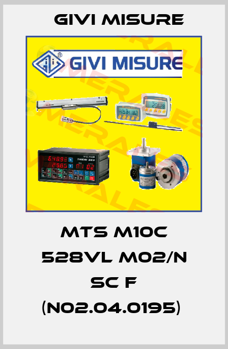 MTS M10C 528VL M02/N SC F (N02.04.0195)  Givi Misure