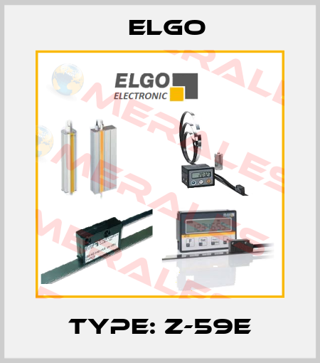 Type: Z-59E Elgo