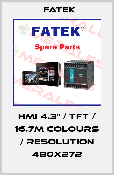 HMI 4.3" / TFT / 16.7M COLOURS / RESOLUTION 480x272 Fatek