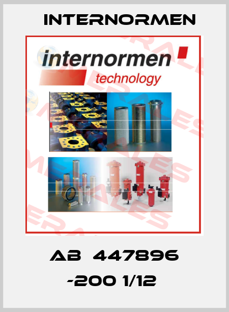 AB  447896 -200 1/12  Internormen