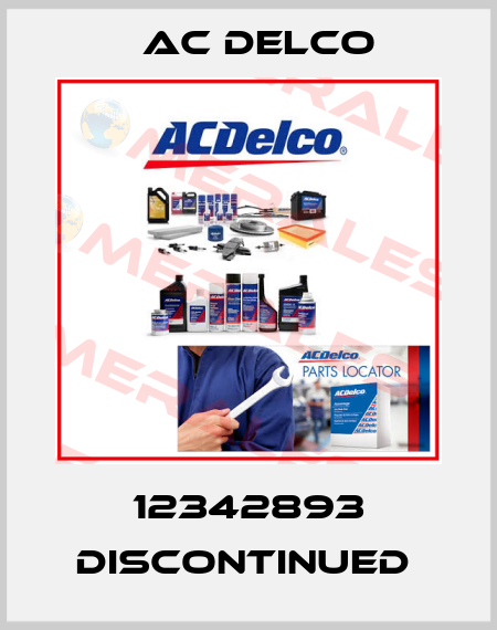 12342893 discontinued  AC DELCO