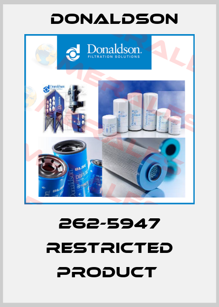 262-5947 restricted product  Donaldson