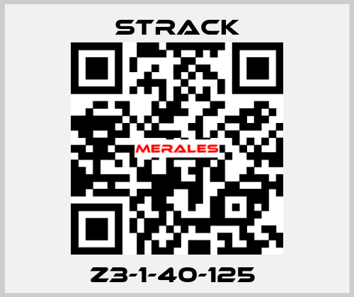 Z3-1-40-125  Strack