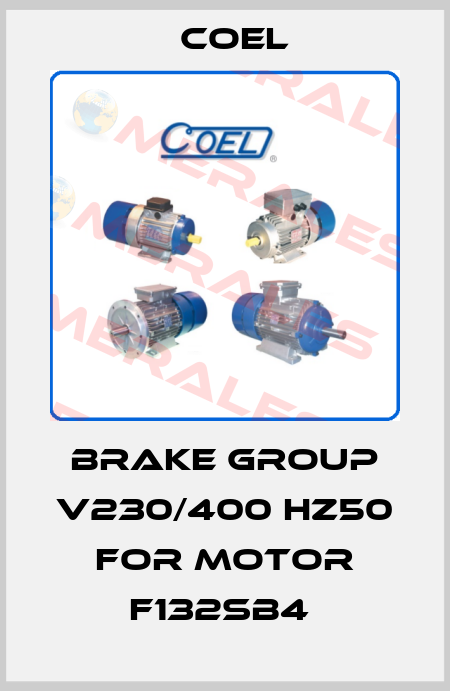 BRAKE GROUP V230/400 HZ50 FOR MOTOR F132SB4  Coel