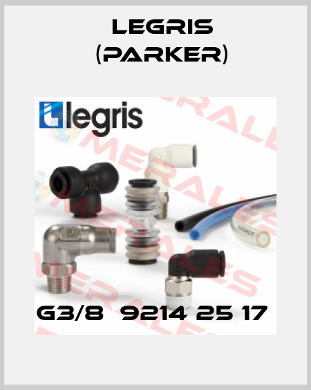 G3/8  9214 25 17  Legris (Parker)