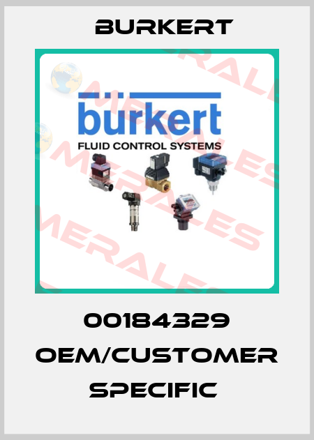 00184329 OEM/customer specific  Burkert